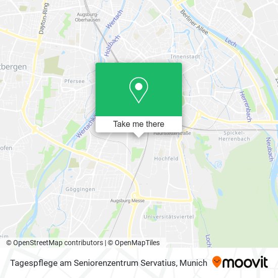 Tagespflege am Seniorenzentrum Servatius map