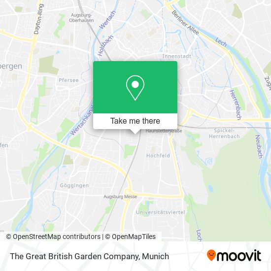 The Great British Garden Company map