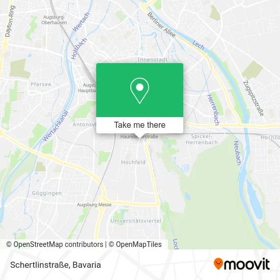 Карта Schertlinstraße