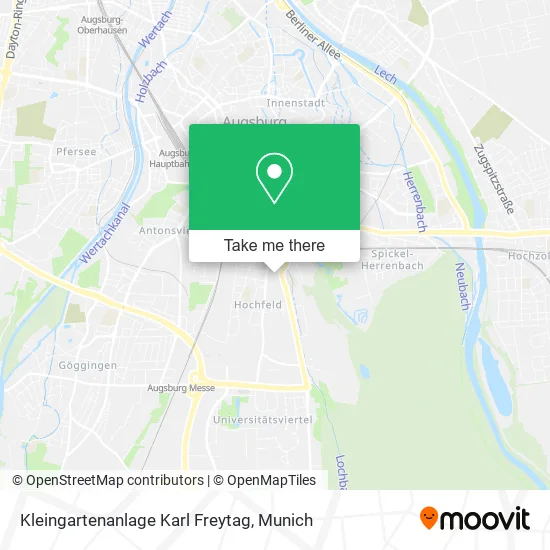 Карта Kleingartenanlage Karl Freytag