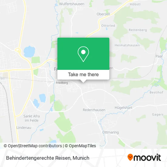 Карта Behindertengerechte Reisen