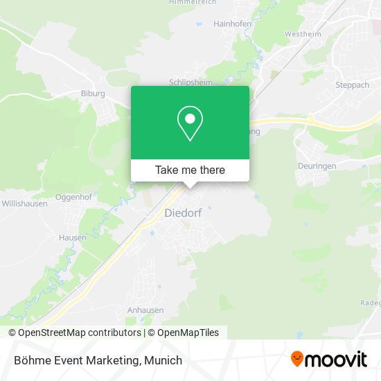 Böhme Event Marketing map