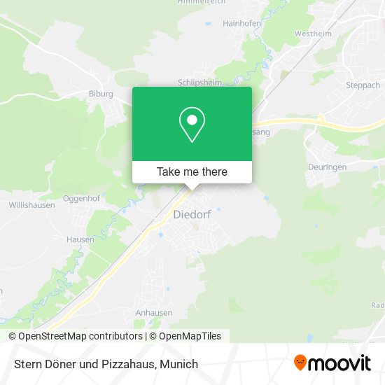 Stern Döner und Pizzahaus map