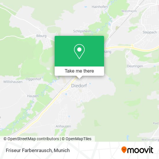 Friseur Farbenrausch map