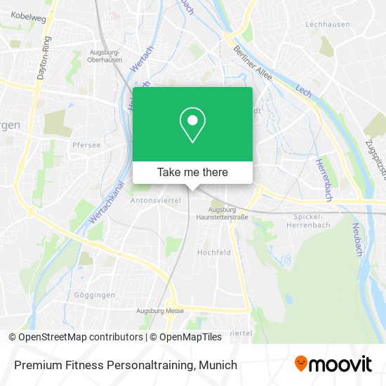 Premium Fitness Personaltraining map