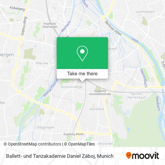 Ballett- und Tanzakademie Daniel Záboj map