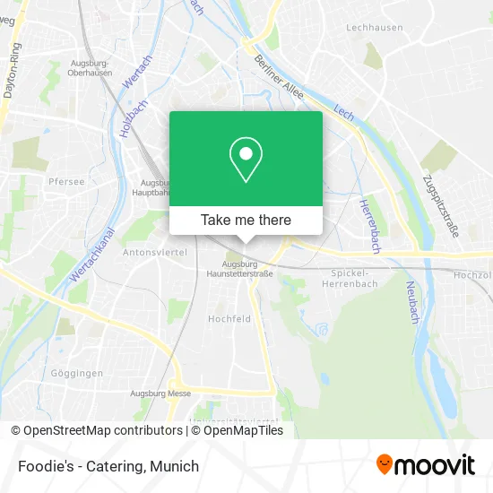 Foodie's - Catering map