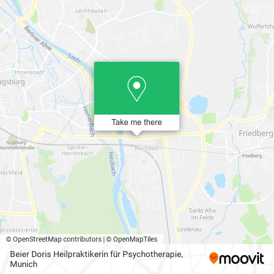 Карта Beier Doris Heilpraktikerin für Psychotherapie