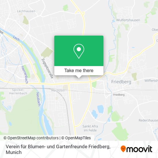 Verein für Blumen- und Gartenfreunde Friedberg map