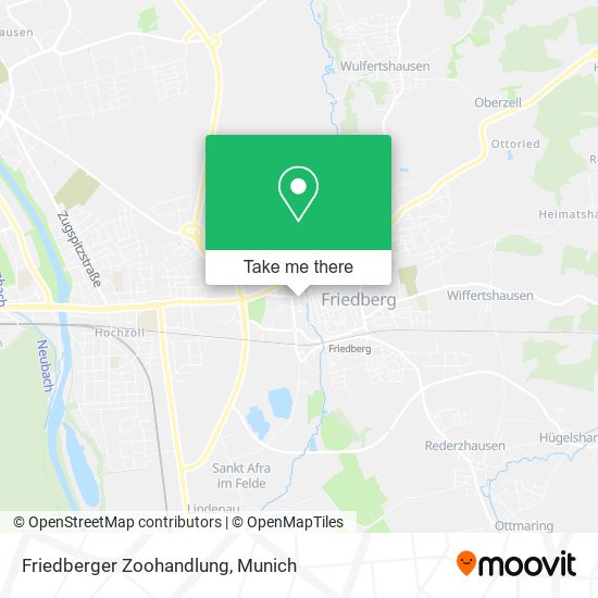 Friedberger Zoohandlung map