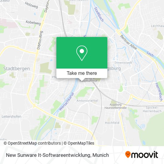 New Sunware It-Softwareentwicklung map