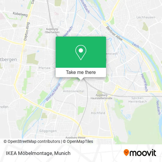 Карта IKEA Möbelmontage