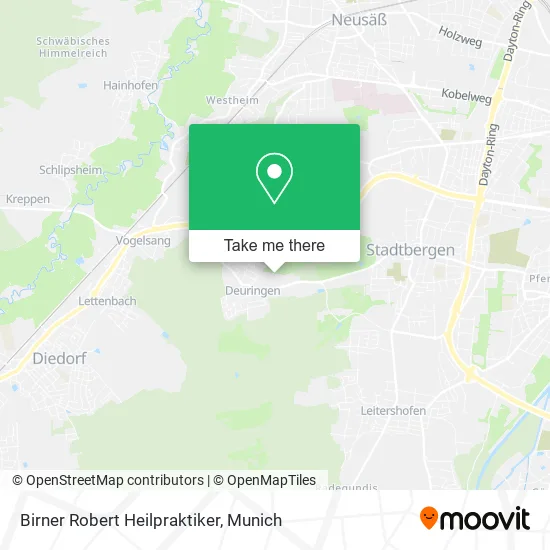 Карта Birner Robert Heilpraktiker