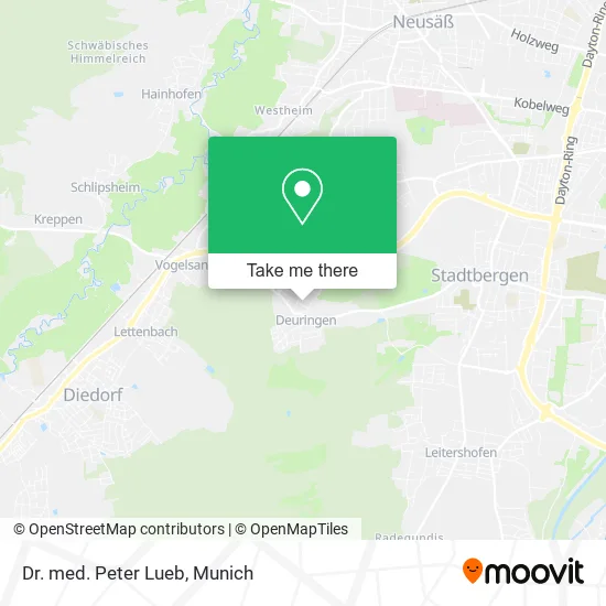 Карта Dr. med. Peter Lueb