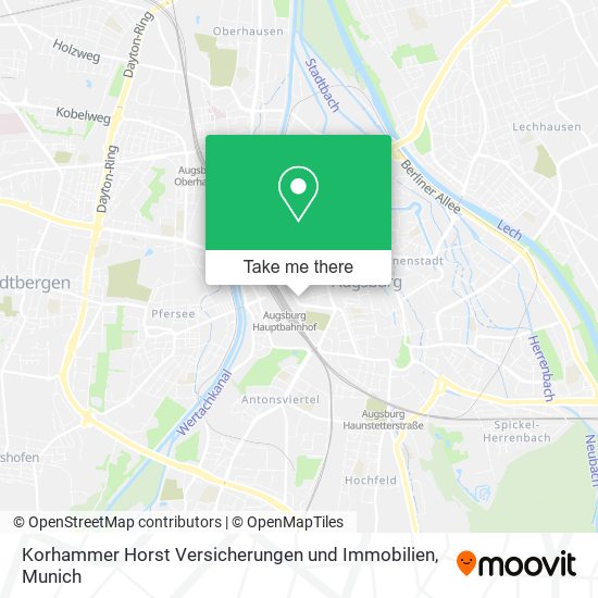 Korhammer Horst Versicherungen und Immobilien map
