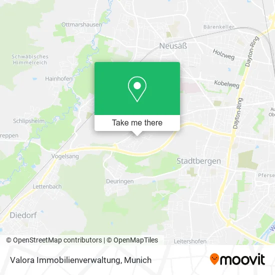 Карта Valora Immobilienverwaltung
