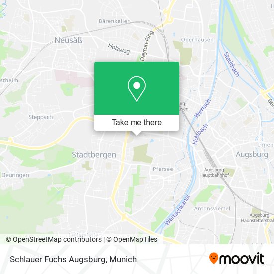 Schlauer Fuchs Augsburg map