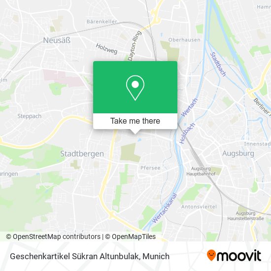 Geschenkartikel Sükran Altunbulak map