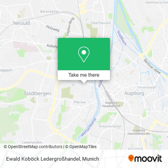 Ewald Koböck Ledergroßhandel map