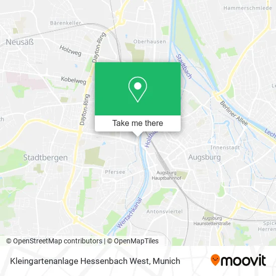 Карта Kleingartenanlage Hessenbach West