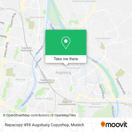 Карта Repacopy 498 Augsburg Copyshop