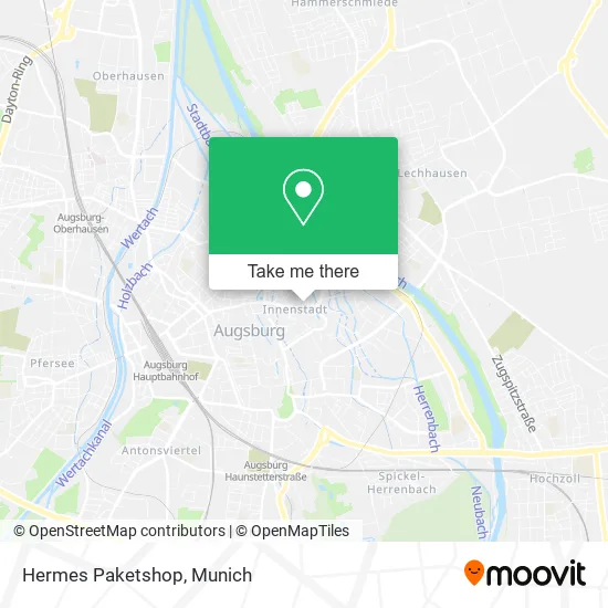 Карта Hermes Paketshop