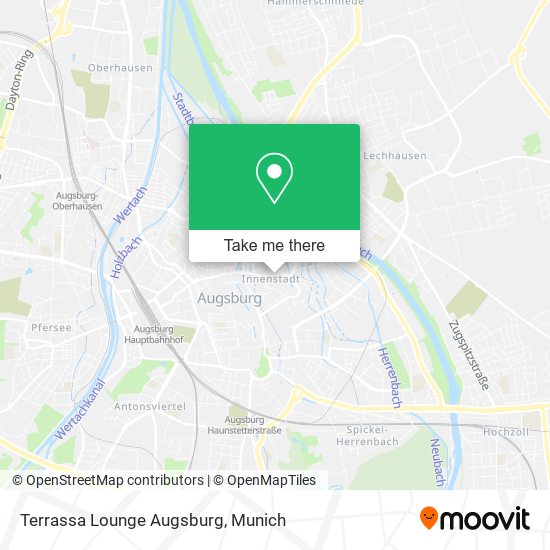 Terrassa Lounge Augsburg map