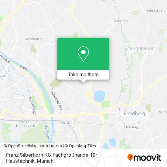 Карта Franz Silberhorn KG Fachgroßhandel für Haustechnik