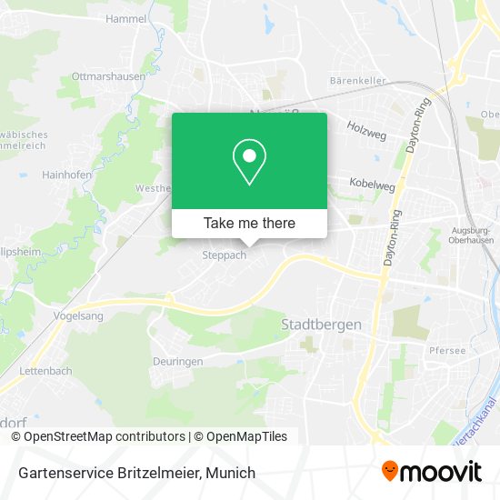 Gartenservice Britzelmeier map