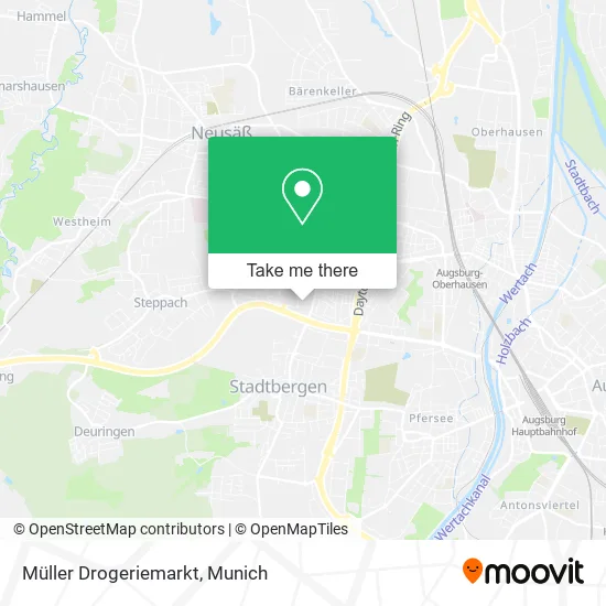 Карта Müller Drogeriemarkt