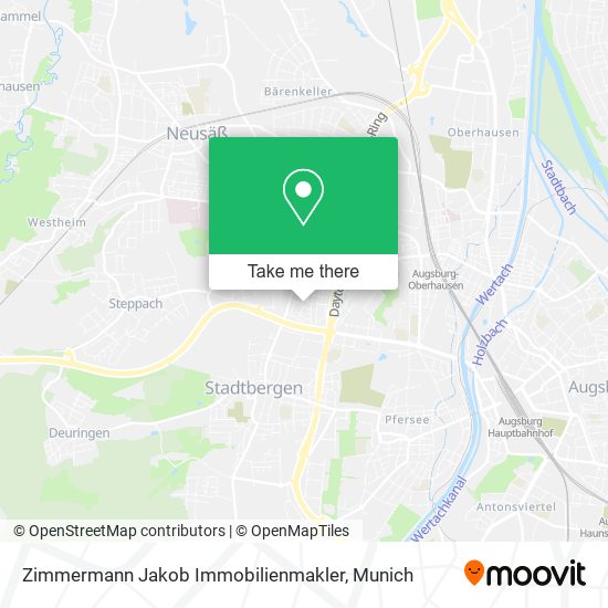 Zimmermann Jakob Immobilienmakler map