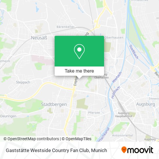 Gaststätte Westside Country Fan Club map