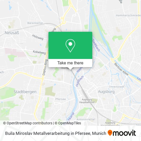 Buila Miroslav Metallverarbeitung in Pfersee map