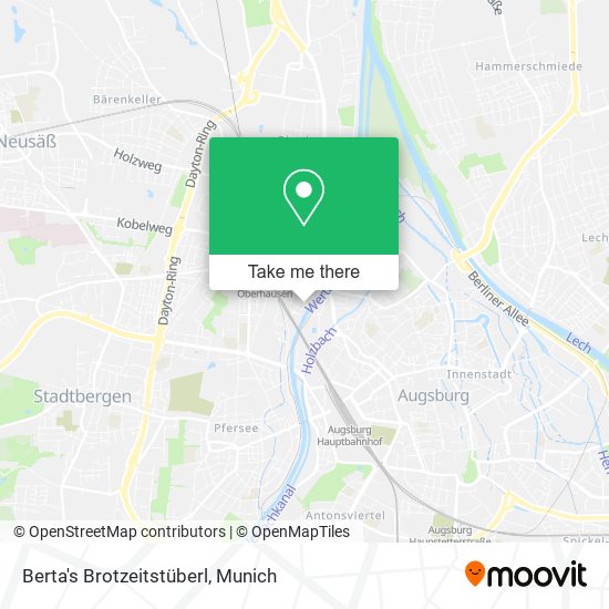 Berta's Brotzeitstüberl map