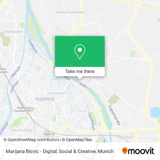 Карта Marijana Bicvic - Digital, Social & Creative