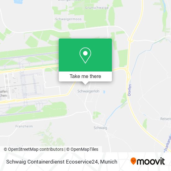 Schwaig Containerdienst Ecoservice24 map
