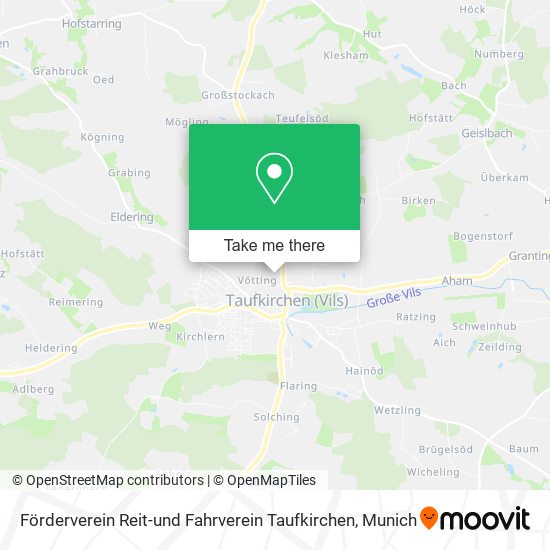 Förderverein Reit-und Fahrverein Taufkirchen map