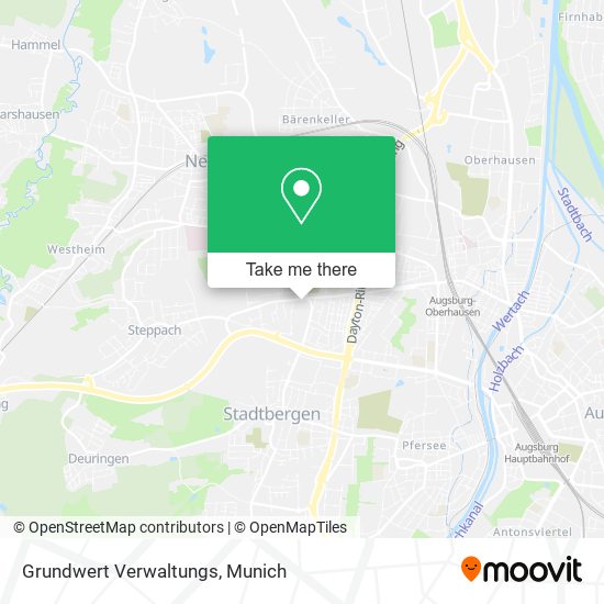 Grundwert Verwaltungs map