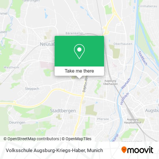 Volksschule Augsburg-Kriegs-Haber map