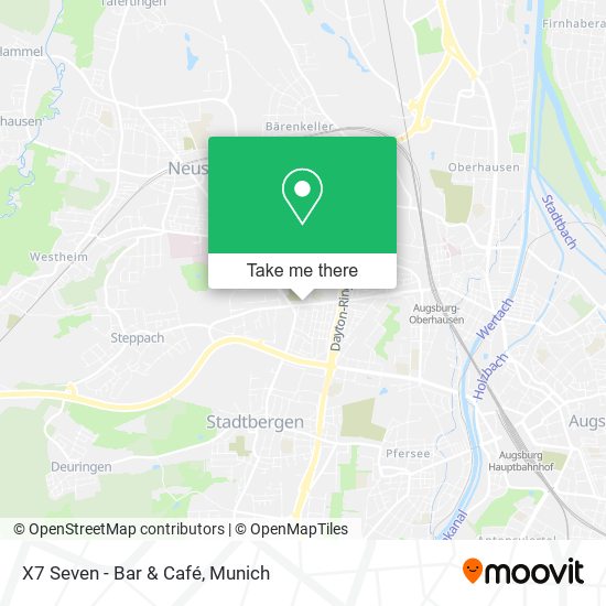 X7 Seven - Bar & Café map