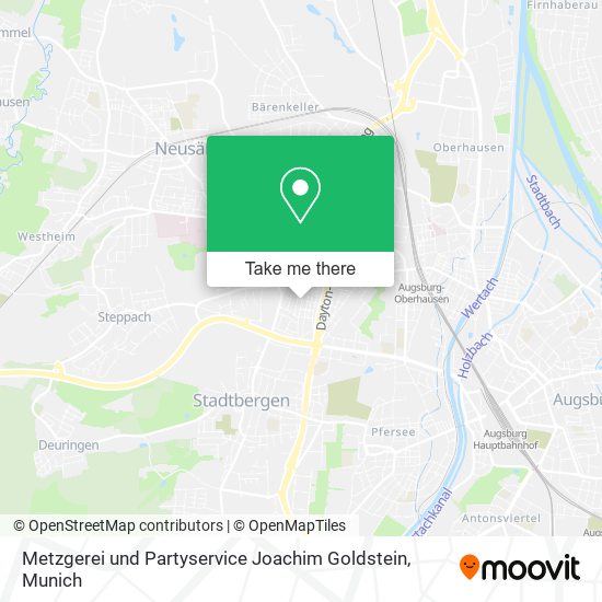 Metzgerei und Partyservice Joachim Goldstein map