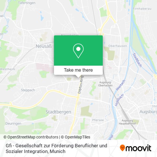 Gfi - Gesellschaft zur Förderung Beruflicher und Sozialer Integration map