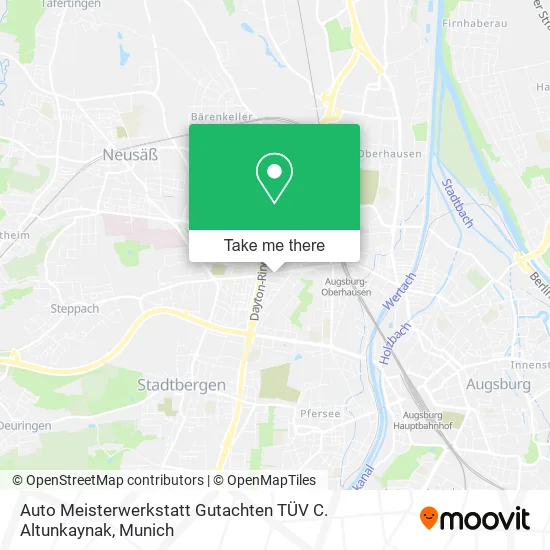 Карта Auto Meisterwerkstatt Gutachten TÜV C. Altunkaynak