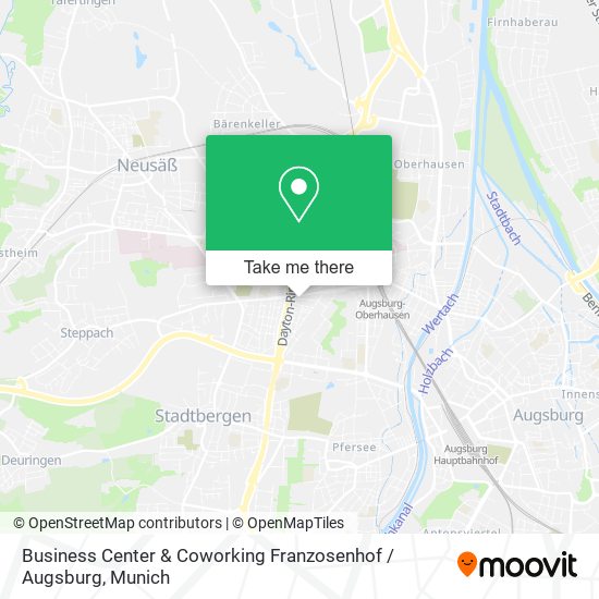 Business Center & Coworking Franzosenhof / Augsburg map