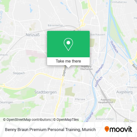 Benny Braun Premium Personal Training map
