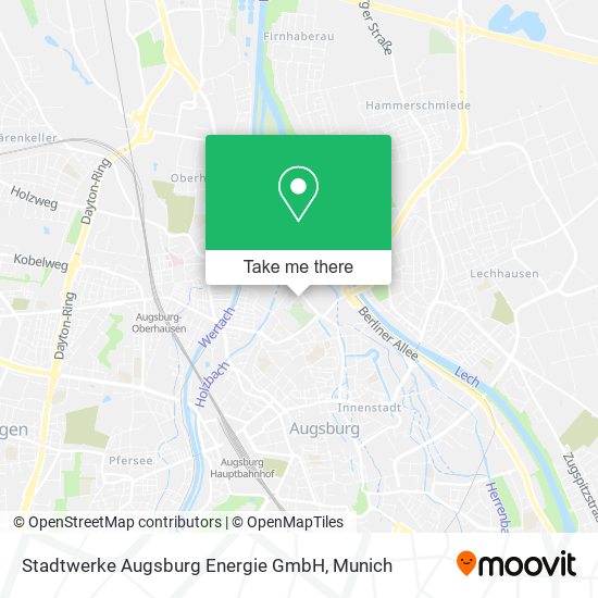 Stadtwerke Augsburg Energie GmbH map