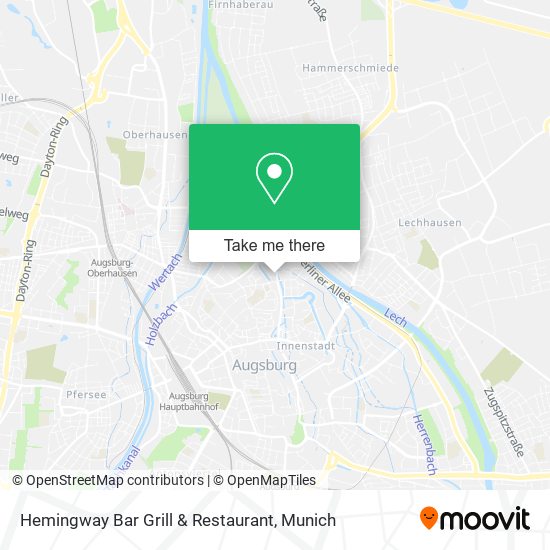 Hemingway Bar Grill & Restaurant map