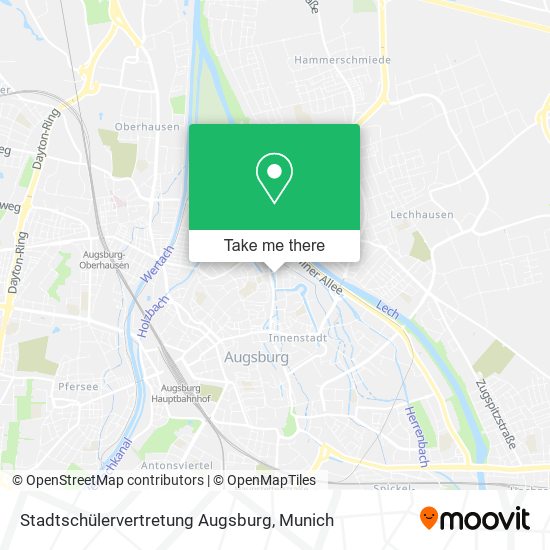 Карта Stadtschülervertretung Augsburg