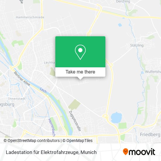 Ladestation für Elektrofahrzeuge map