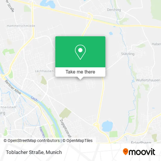 Карта Toblacher Straße